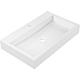 Vasque JULIA LxHxP : 700x100x420 mm fonte minérale blanche