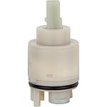 Cartouche Dornbracht pour mitigeur Ø35 mm, blanc, annee a partir 09/05, marron/transp. 08/05