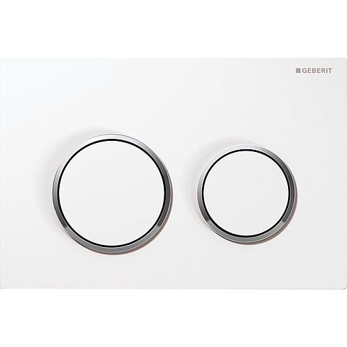 Plaque de commande Omega20, pour rinçage double touche Standard 1