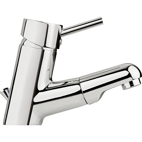 Mitigeur de lavabo Salsa basse pression avec douchette entraxe 135 mm chrome