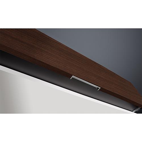 Meuble sous-vasque Eola avec vasque en céramique, largeur 710 mm, 2 tiroirs