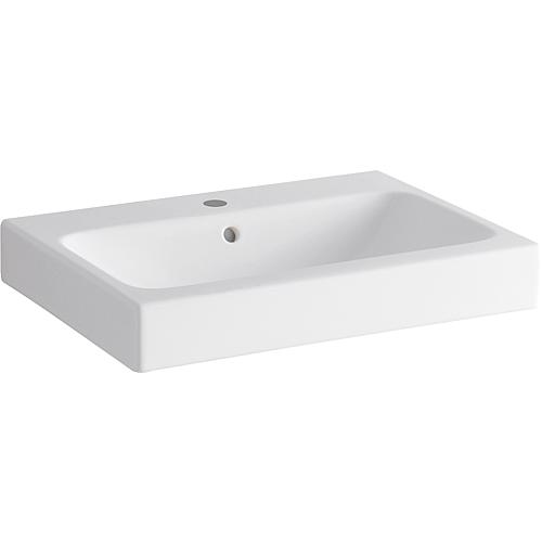 Vasque Geberit iCon blanc, LxHxP:600x155x485 mm