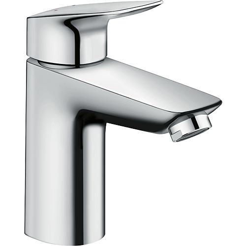 Mitigeur lavabo Hansgrohe 1000 Logis chromé avec garniture d'écoulement