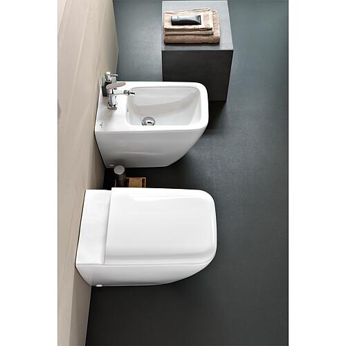 WC suspendu à fond creux Icon, sans bride Anwendung 3