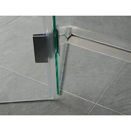 Cabine de douche Équerre Rock, 2 portes pliantes, 2 éléments Anwendung 3