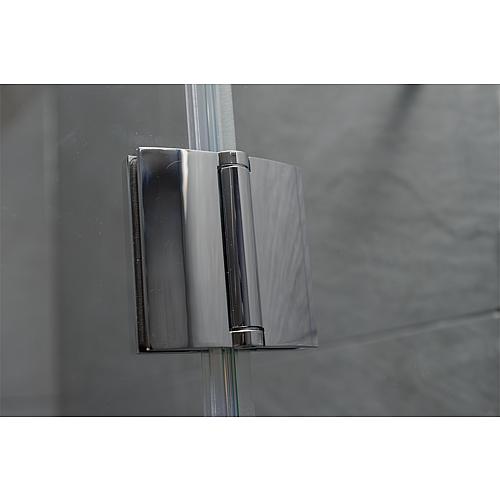 Cabine de douche Équerre Rock, 2 portes pliantes, 2 éléments Anwendung 2