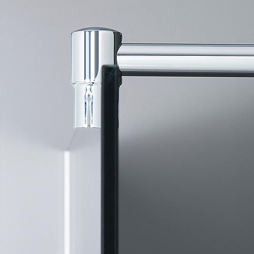 Séparation de douche Walk-In Ennai, 1 paroi latérale avec barre stabilisatrice