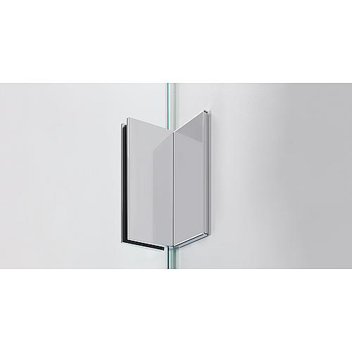 Walk-In Ebia 2.0 avec profil+ barre de support ronde Anwendung 1
