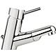 Mitigeur de lavabo Salsa basse pression avec douchette entraxe 135 mm chrome