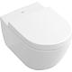 WC supsendu V+B Subwax 2.0, sortie horizontale, 375x565mm, blanc