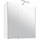 Armoire à glace avec éclairage blanc brillant 2 portes 700x750x188mm