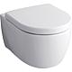 WC mural Geberit Icon blanc, rincage sans rebord lxhxp: 355x330x530mm