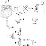 Réservoir de chasse pour bâti-support Mepa Type A21 Sanicontrol