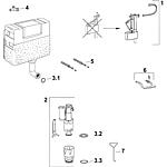 Réservoir de chasse pour bâti-support Mepa Type B21 Sanicontrol