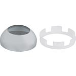 Couvercle avec bague plastique