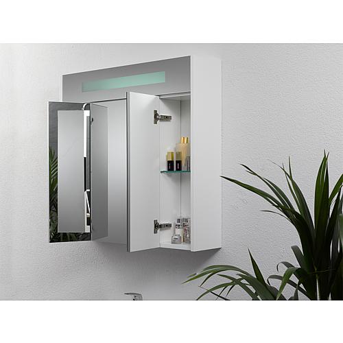 Armoire à miroir avec bordure décorative lumineuse, largeur 950 mm Anwendung 8