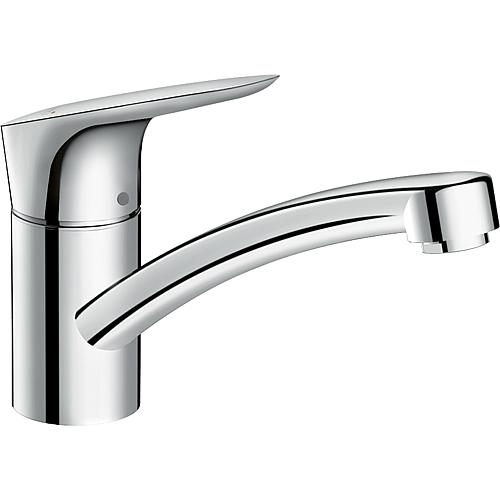 Mitigeur d'evier Hansgrohe 120 Logis, bec orientable, chromé basse pression