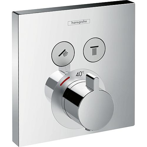 Mitigeur thermostatique encastré Hansgrohe ShowerSelect 
pour 2 fonctions 
 Standard 1