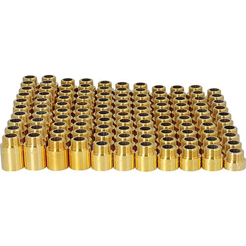 Pack rallonges de robinetterie en laiton, 110 pièces, DN 15 (1/2")
Pack de 110 pièces Standard 1