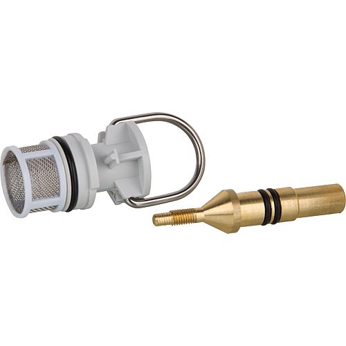 Support filtre avec vis a inductance avec retour de rincage électronique ecoulement Sp