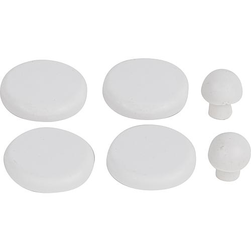 Tampons amortisseurs pour abattants WC Geberit Standard 1