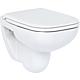 WC suspendu à fond creux D-Code Compact Standard 1