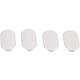 Tampons amortisseurs pour abattants WC Geberit Standard 1