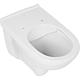 WC suspendu à fond creux ViCare, sans rinçage (sans bride), version surélevée Anwendung 2