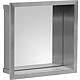 Niche murale avec panneau arriere miroir, profondeur  150 mm lxh . 325x325 mm