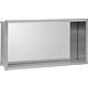 Niche murale avec panneau arriere miroir, profondeur 150 mm lxh : 625x325 mm