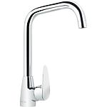 Mitigeur d'évier Ewan bec orientable saillie 188 mm chromé