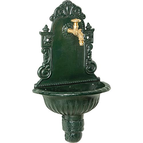 Fontaine murale avec robinet Nostalgie en laiton brillant Standard 1