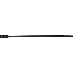 Collier pour electriciens 9x290mm, noir emballage = 100 pieces