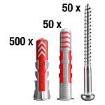 Pack avantageux Fischer DuoPower + DuoSeal ø 6 mm, contenu 600 Pièces