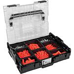 Assortiment de chevilles polyvalentes TRI, Chevilles pour plaques de plâtres Spiral Plus avec vis en L-BOXX® 102, 680 Pièces