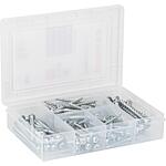 Assortiments de vis Fischer, Meisterbox PowerFast II, PanHead Filetage complet, Torx®, 110 pièces