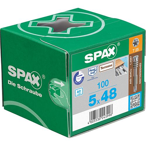 SPAX® vis de terrasse, ø filetage : 5,0 mm, ø tête : 7,0 mm, emballage standard