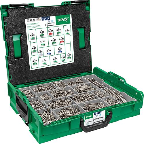 Assortiment de vis, tête fraisée T -STAR Plus inox A2 Standard 1