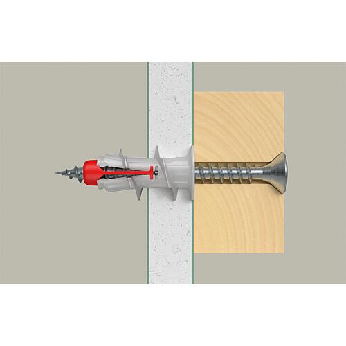 Cheville plaques de plâtre Duoblade Anwendung 4