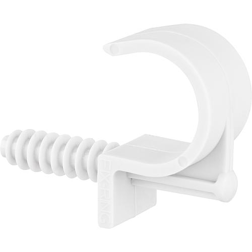 Fix-Ring Ø 25mm, 1 tuyau trou percé 8mm, UE = 100 pcs