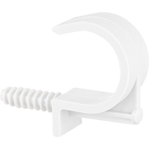 Fix-Ring Ø 32mm, 1-tuyau trou percé 8mm, UE = 50 pcs