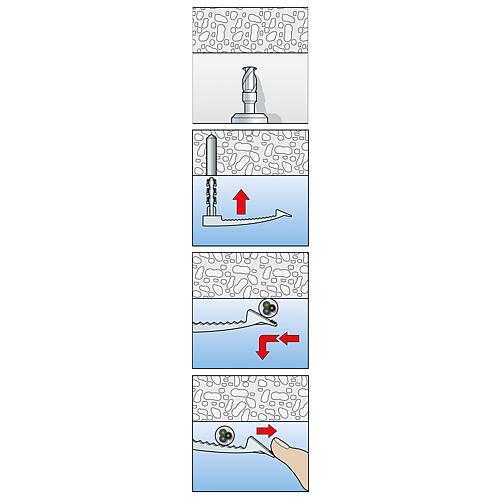 Étrier pour câble sans cheville Anwendung 4