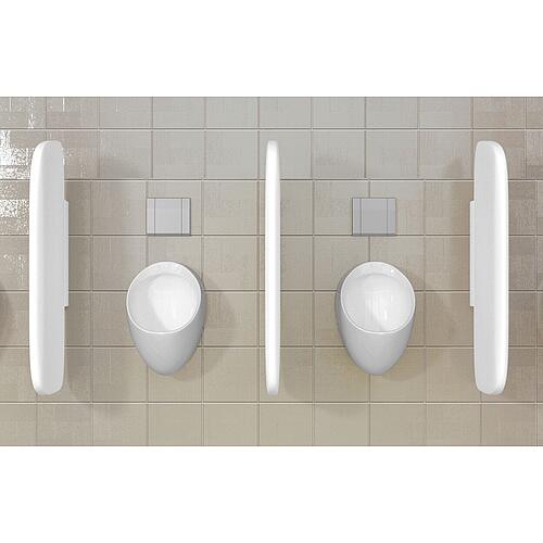 Fixation pour lavabo et urinoir WD Fischer Anwendung 2