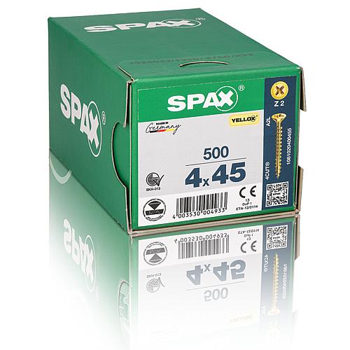 SPAX® vis universelle, ø filetage d1: 3,5 mm, ø tête: 7,0 mm, emballage standard Anwendung 1