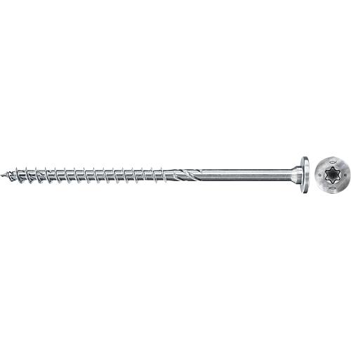 Vis à tête fraisée étagée Power-Fast II 6x, TX30, Filetage partiel, galvanisé passivé bleu Standard 1