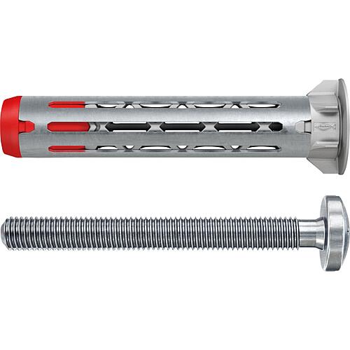 Assortiments de chevilles pour matériaux creux et de vis FIXTainer, 91 pièces Anwendung 1