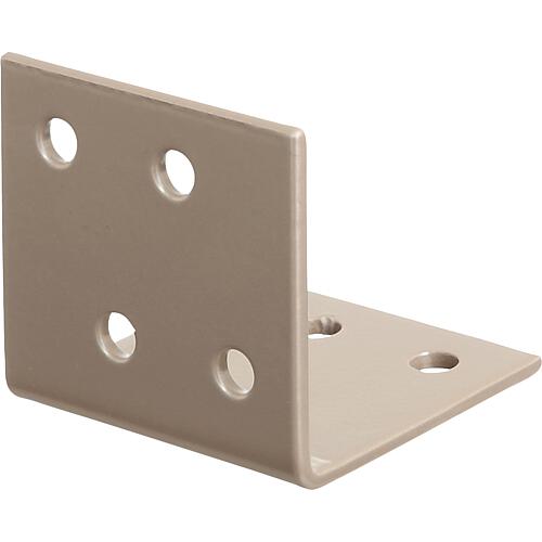 Raccord coudé DURAVIS® 40 x 40 x 40 mm, matériau : Acier, galvanisé sendzimir, surface : beige nacré RAL 1035