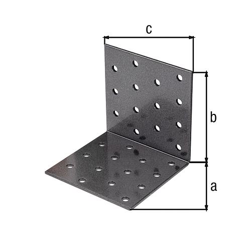 Equerre de plaque perforée 80 x 80 x 80 mm Anwendung 1