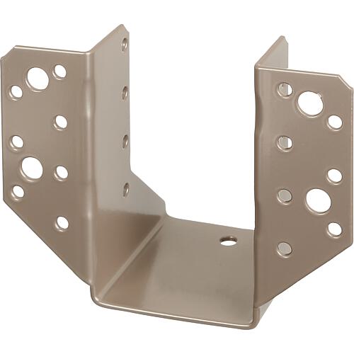 Sabot de poutre DURAVIS® 60 x 100 mm, type A, matériau : Acier, galvanisé sendzimir, surface : beige nacré RAL 1035
