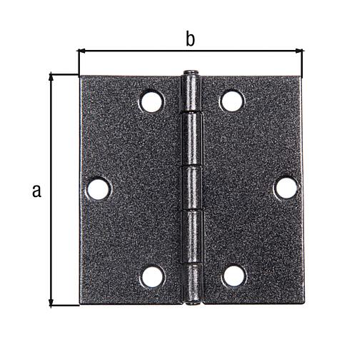 Charnière 60 x 60 x 1 mm Anwendung 1